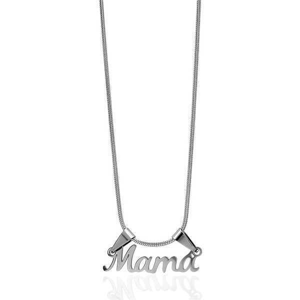 Producto - Collar de acero quirúrgico con dije . Mama - 1