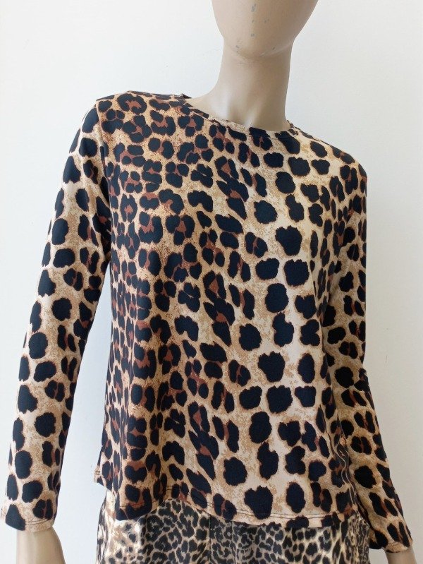 Producto - Manga Larga Básica Modal Soft Animal Print (Art. 5668)