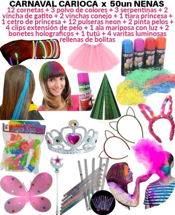 Producto - Combo carnaval carioca nenas x 50 un