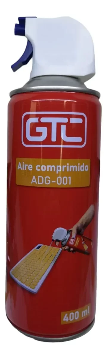 Producto - AIRE COMPRIMIDO GTC AIR DUSTER ADG-001 400ml BOQUILLA INCLUIDA