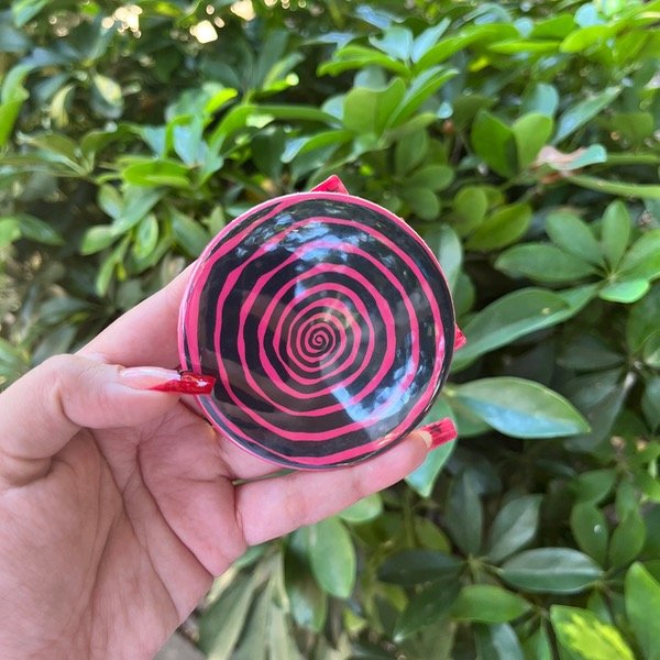 Producto - Espejo espiral rosa