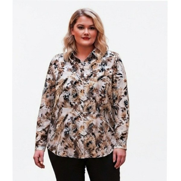 Producto - Camisa Saten zig zag. Talle 7-8(50-52) - 0