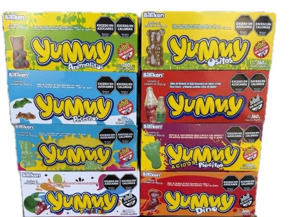 Producto - Gomitas Yummy - Caja x 12 paquetes -