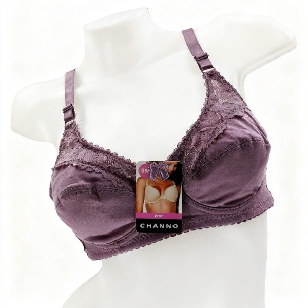 Producto - Corpiño Morado sin Aros con Encajes OULET NUEVO - 0