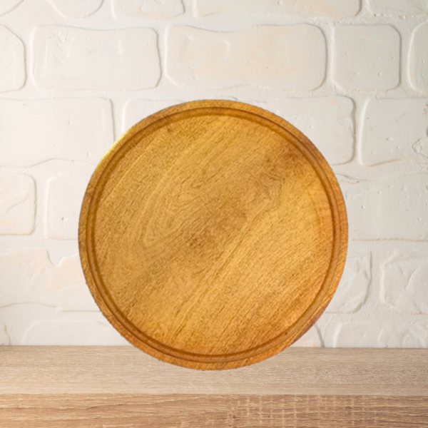 Producto - Tabla pizzera 35cm algarrobo Madera Ferpa