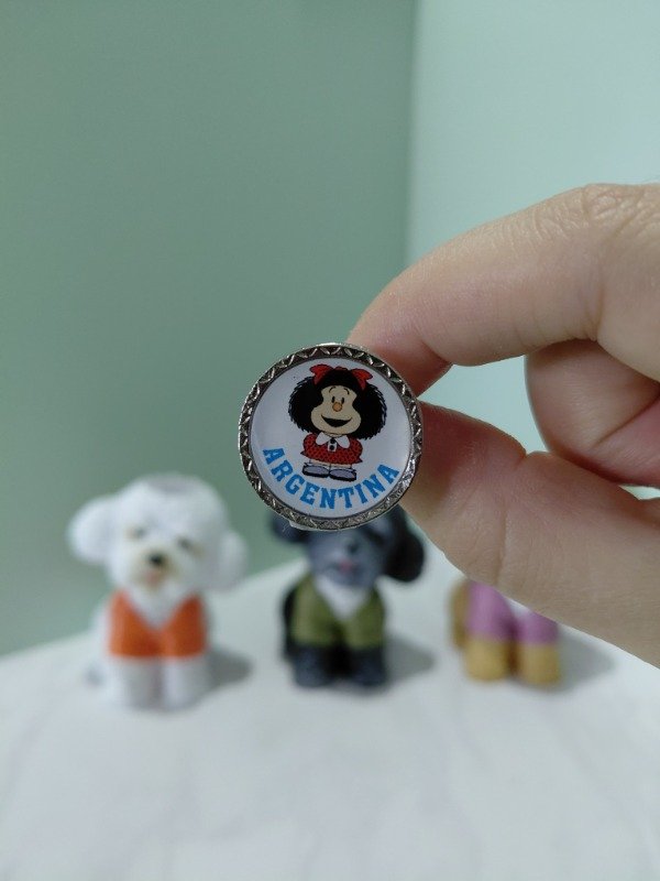 Producto - Pin metalizado - Mafalda argentina #0032