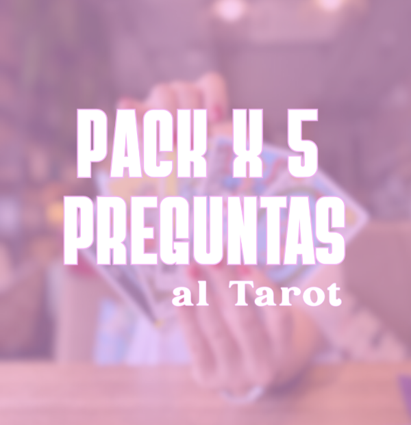 Producto - Pack x 5 preguntas TAROT - 0