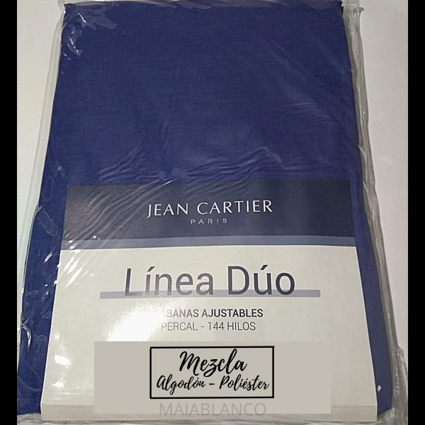 Producto - Sabana Ajustable Dúo Mezcla C Algodón 144 Hilos King Size Jean Cartier