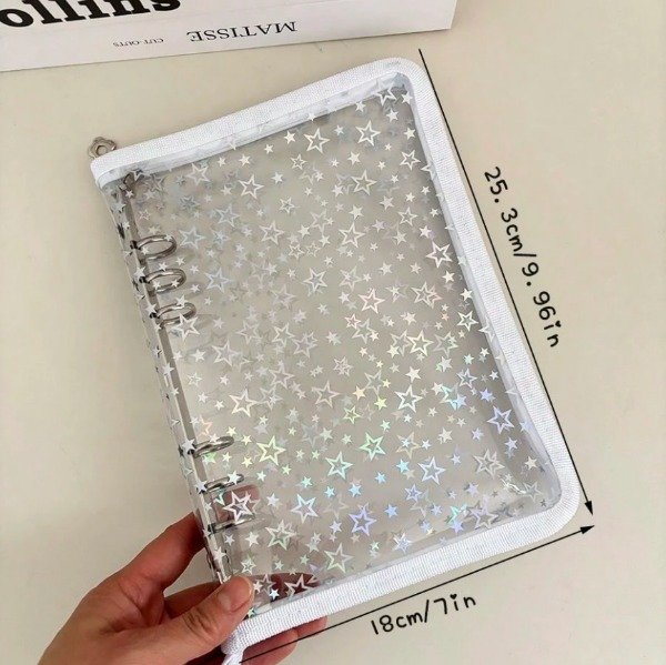 Producto - Binder a5 Estrellas Blanco - 0