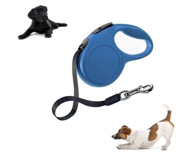 Producto - Correa Extensible Perro 5 Metro Retractil Hasta 15kg Liso#10241