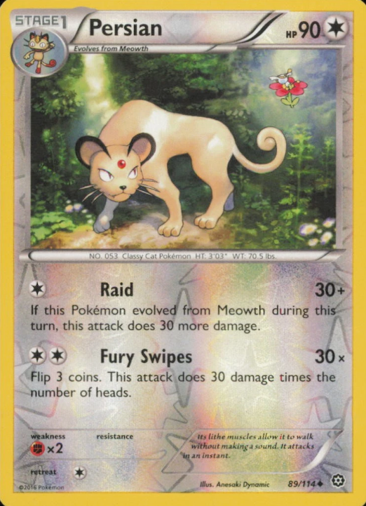 Producto - Persian - 89/114 - Steam Siege - Reverse Holo