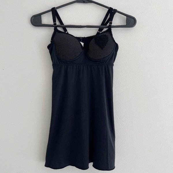 Producto - black intimate top.