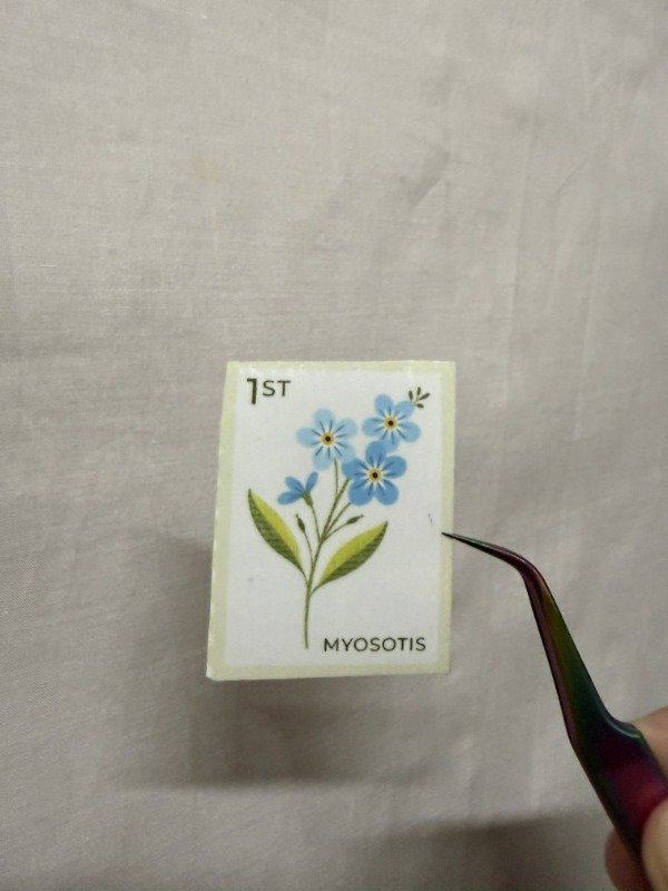 Producto - S210 - Estampilla Flor Celeste