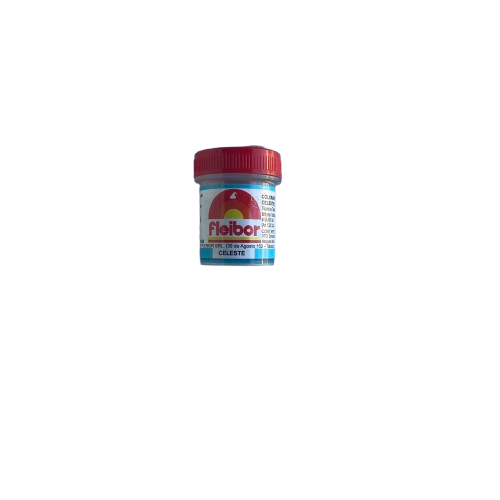 Producto - Colorante en pasta fleibor celeste