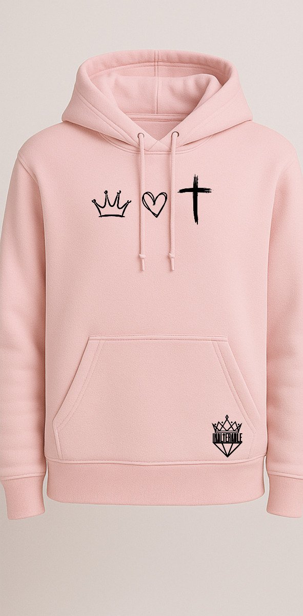 Producto - Buzos Algodon Peina Friza Invisible "CORONA-CORAZON-CRUZ"