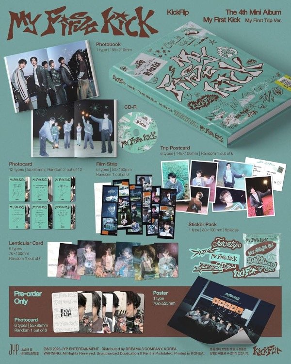 Producto - KICK FLIP My First kick Photobook Ver - 1