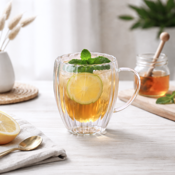 Producto - TAZA ACANALADA DOBLE CAPA 450CC