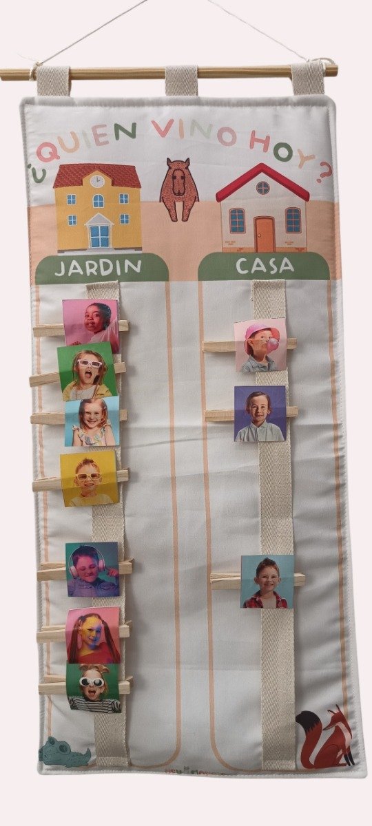 Producto - Panel de asistencias JARDIN - CASA - 0