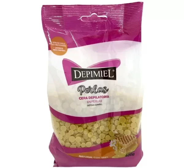 Producto - Cera depiladora en perlas miel depimiel 400g