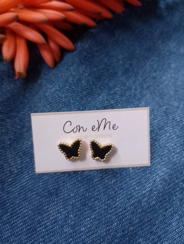 Producto - Aro mariposa negra