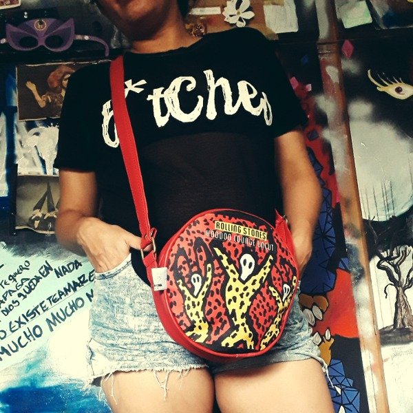 Producto - Bandolera Vodoo Lounge- Rolling Stones- Hija India