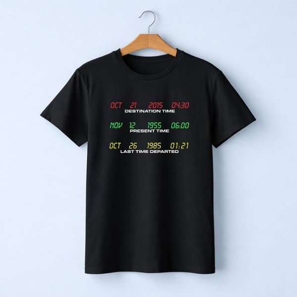 Producto - Remera Algodon Volver al Futuro Fecha