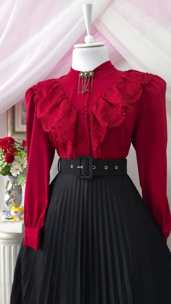 Producto - Camisa Ornella Bordo! IMPORTADA NUEVA