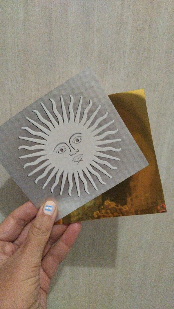 Producto - Termotransferible ORO Argentina #11 (10cm)