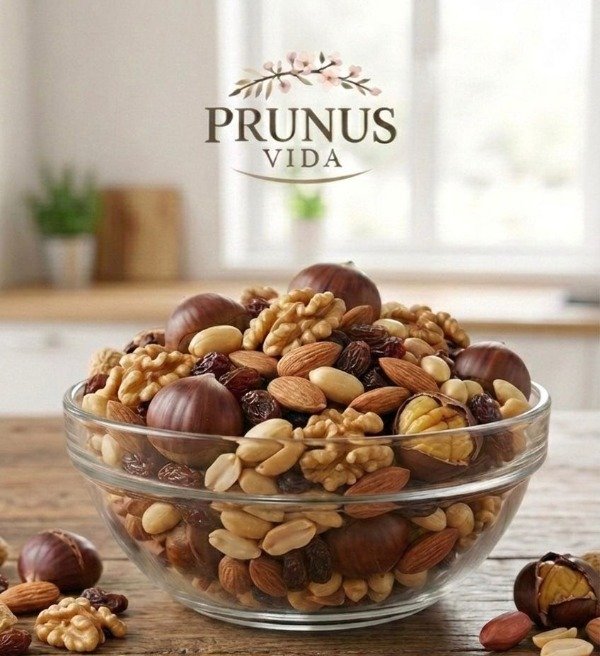 Producto - Mix frutos secos clasico (Castanas, nueces, almendras, mani y pasas)