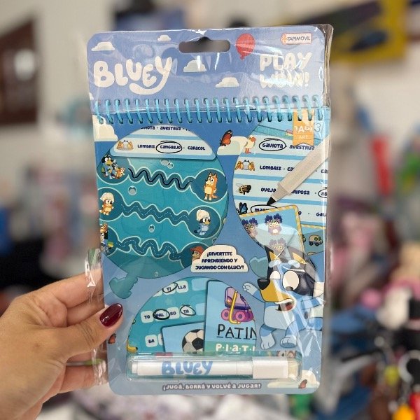 Producto - Libro Play WOW Juego y Borro Bluey 7474