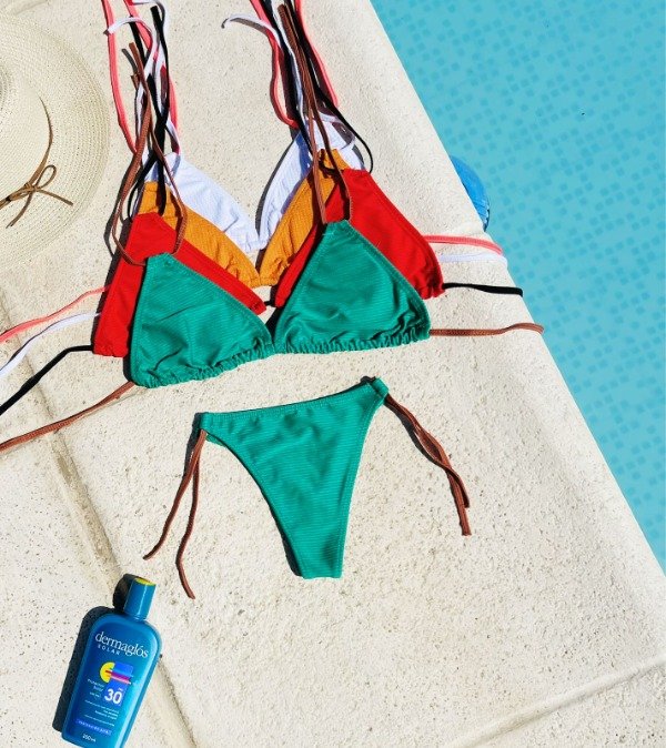 Producto - ART 1108 - PACK X4 (Bikini triangulo tira color)