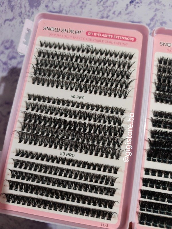 Producto - Set de pestañas punto Cluster EXTRA mix - 1