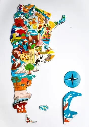 Producto - MAPA IMANTADO ARGENTINA 27 PIEZAS