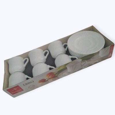 Producto - JUEGO DE TE EBRO EN CAJA BORMIOLI / CODIGO F10