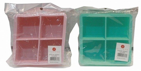 Producto - HIELERA SILICONA CUADRADA 10X10CM 202647