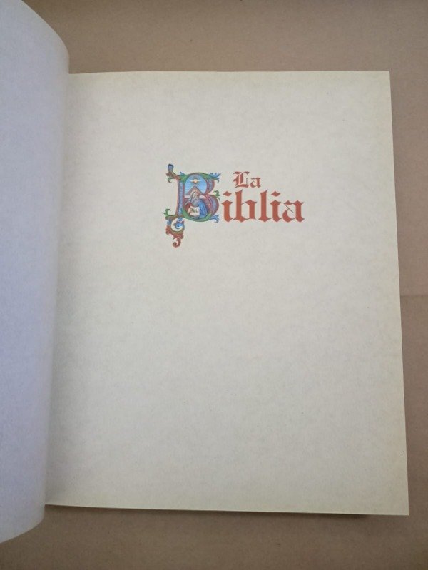 Producto - La biblia - Anónimo - Salvat 1980 - Tapa dura - 8 tomos ilustrados - 1