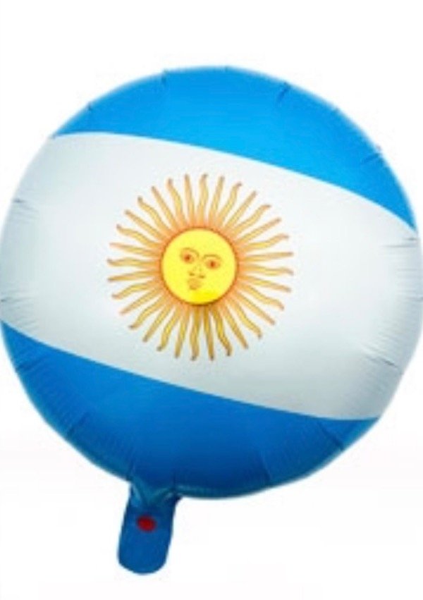 Producto - GLOBO ARGENTINA REDONDO 18 pulg x 5 UNIDADES