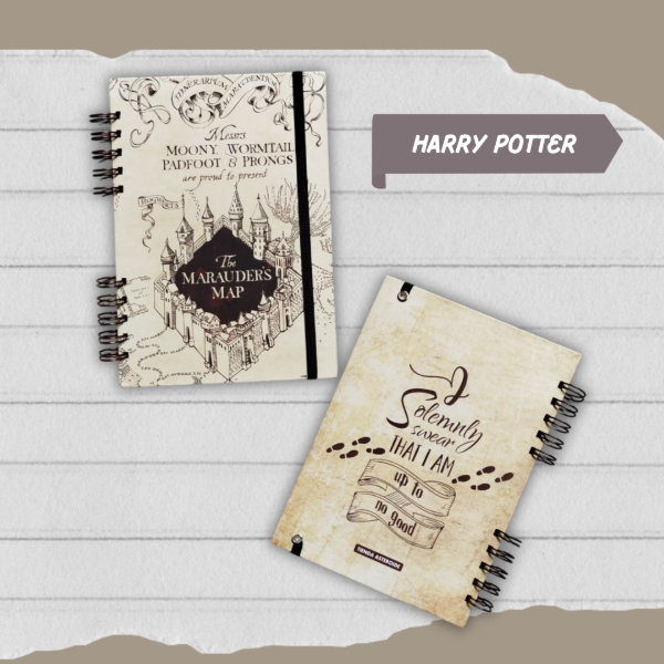 Producto - Cuaderno A5 Tapa Dura Harry Potter