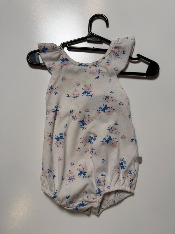 Producto - Enterito blanco floral Cheeky 6 meses - 1