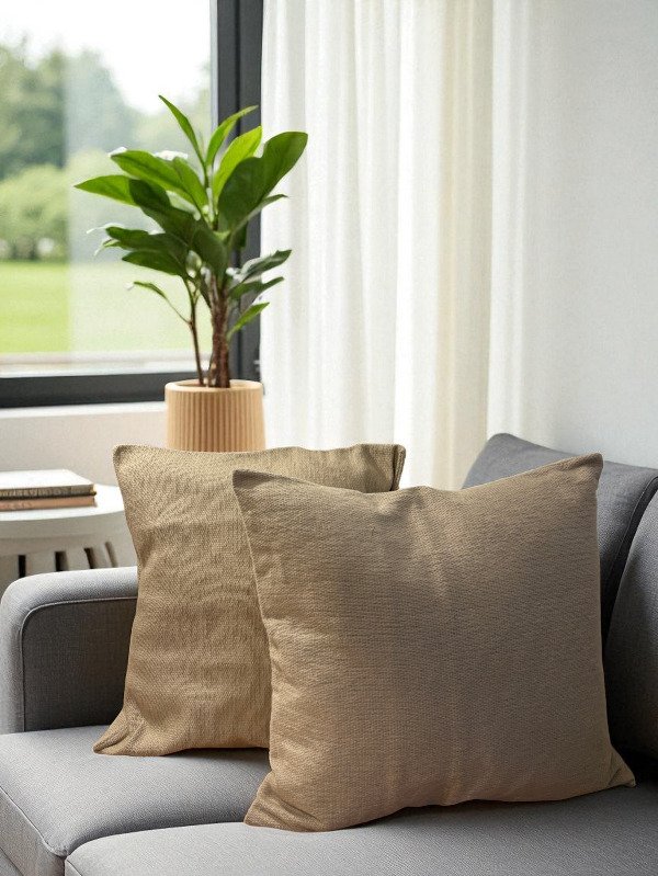 Producto - Almohadon Lezama marrón 60x60 cm - Fundas desde 20.000