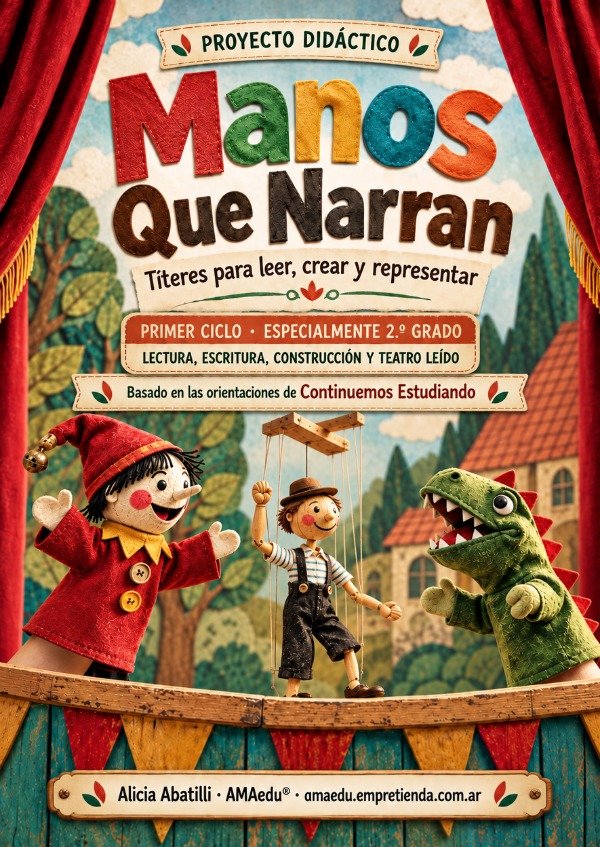 Producto - Lectura TÍTERES, MANOS QUE NARRAN (Primer Ciclo)