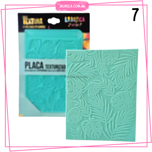 Producto - Placa Texturizadora Jungla MODELO 7 La Botica