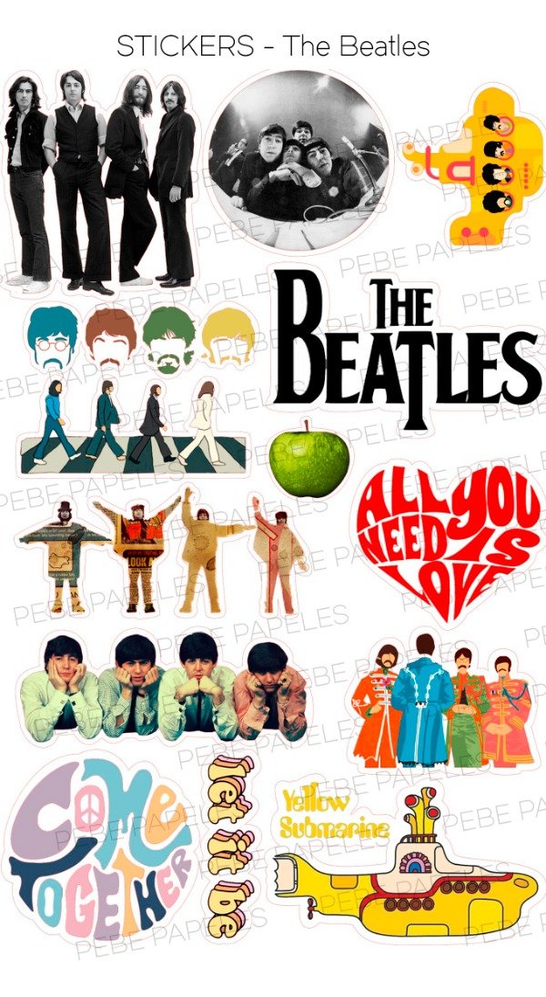 Producto - Stickers The Beatles