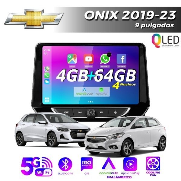 Producto - MULTIMEDIA CHEVROLET ONIX 2019/23 9" CON CAR PLAY Y ANDROID AUTO - 0