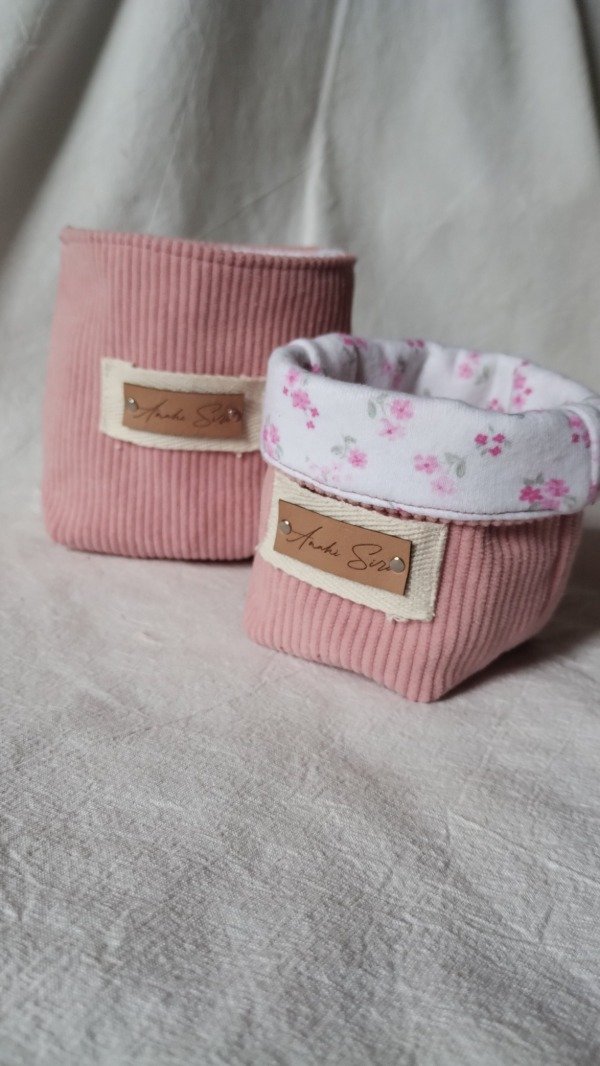 Producto - Cesto Gabardina - Rosa - Mini