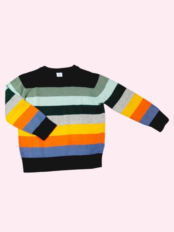 Producto - Sweater rayado de colores GAP 3 años