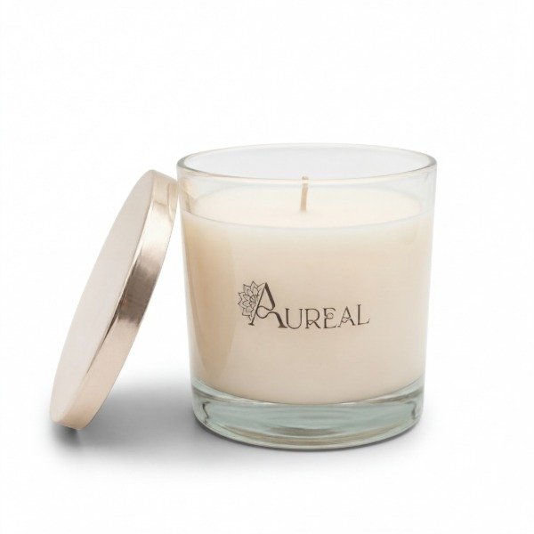 Producto - Vela Aromática 220grs envase vidrio con tapa