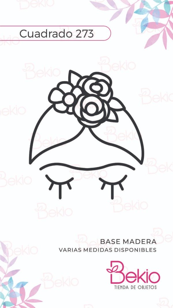 Producto - Sello Cuadrado 273 - Frida