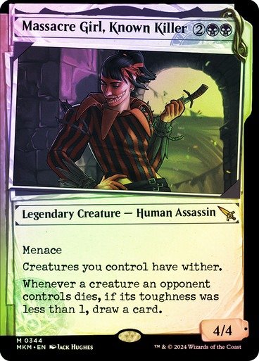 Producto - Massacre Girl, Known Killer (Showcase Foil)
