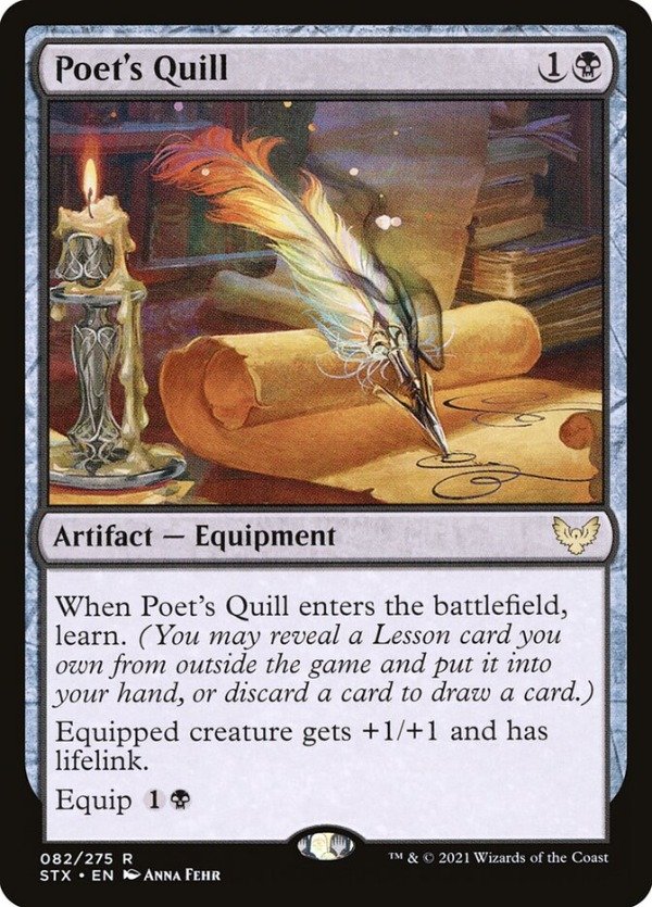 Producto - Poet's Quill #82  Strixhaven: School of Mages